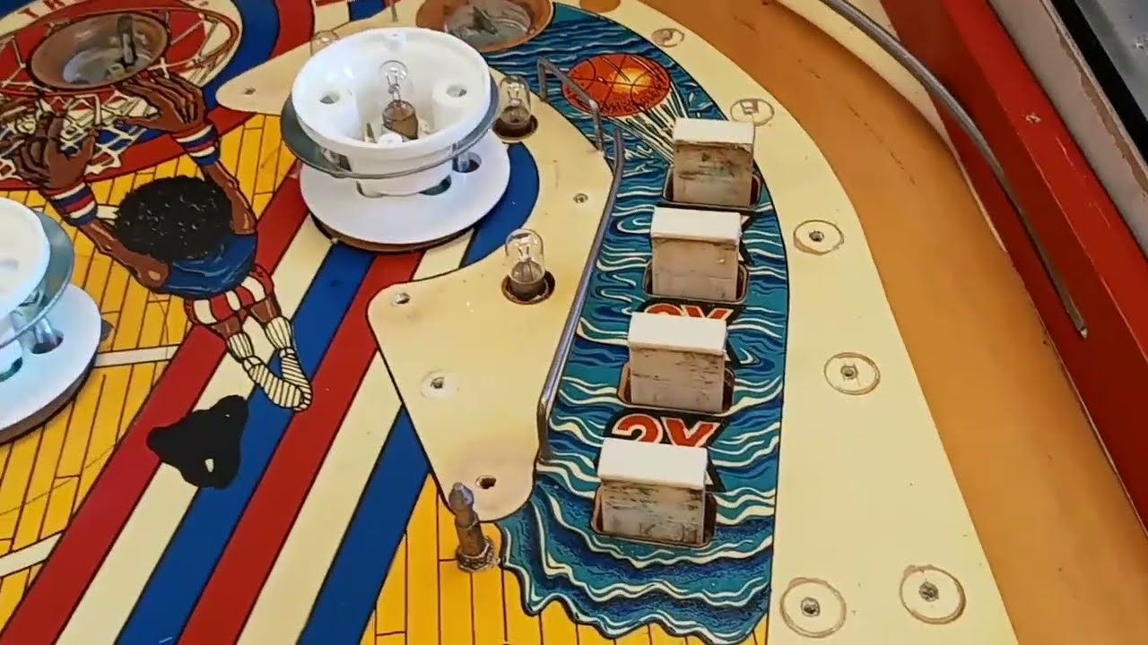How to replace Classic Bally Pinball Machine Drop Targets on a Globetrotters
