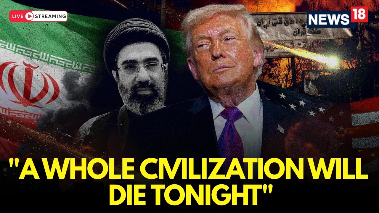 Live | Trump Deadly Warning To Iran: A WHOLE CIVILIZATION WILL DIE TONIGHT | Kharg Island Attacked