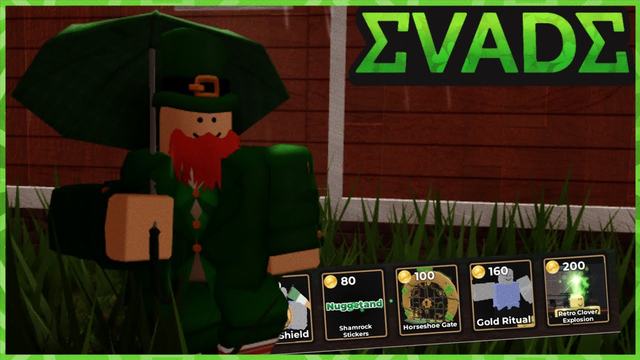 evade leprechaun showcase thingy