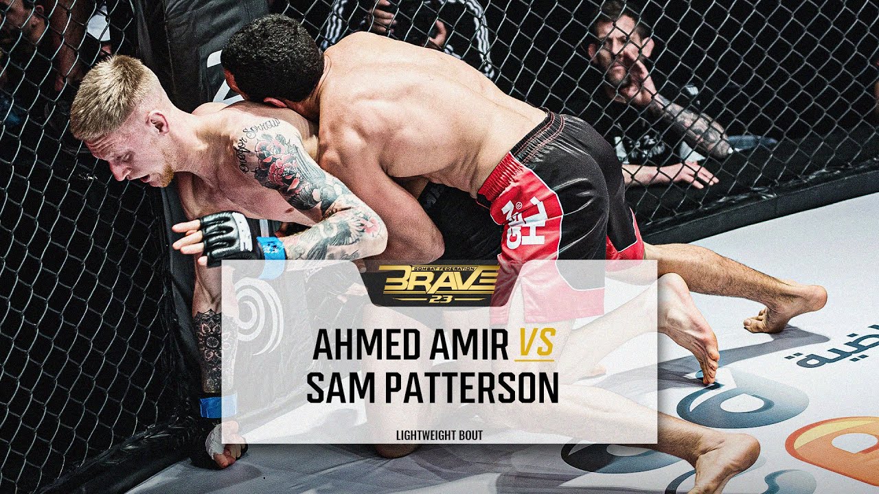 Ahmed Amir vs Sam Patterson | FREE MMA Fight | BRAVE CF 23