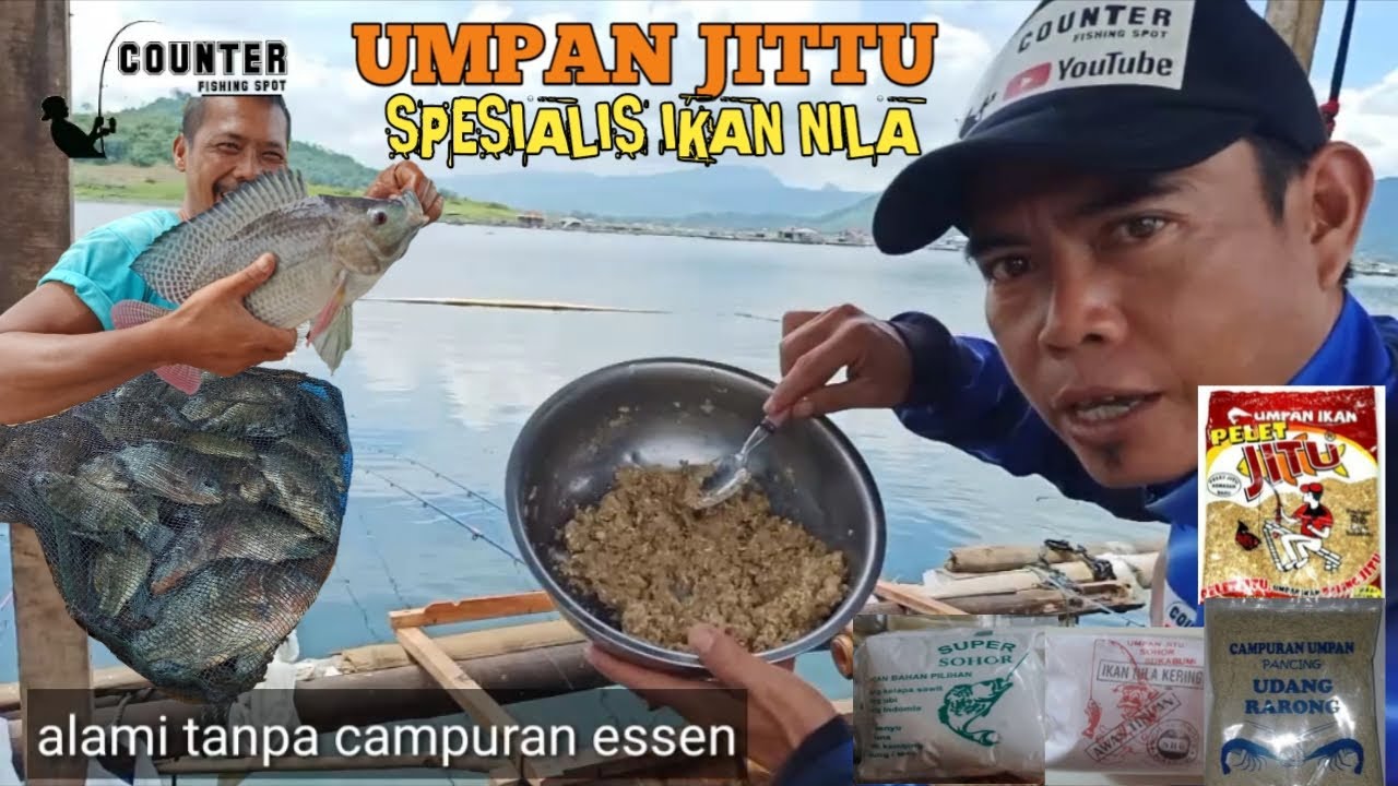 Umpan geleng paling jitu SPESIALIS IKAN NILA // sudah teruji selama 10 thn.