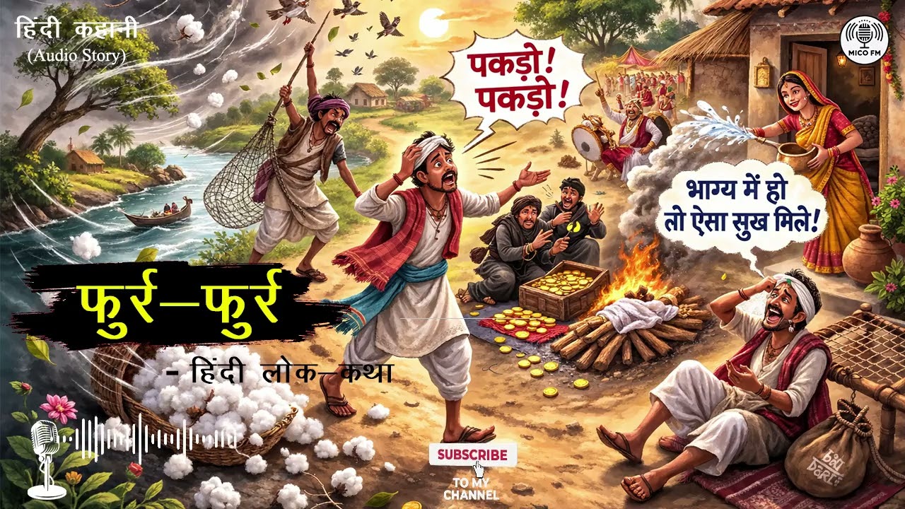 जुलाहा और उसके शब्दों का खेल | मजेदार हिंदी लोक-कथा | Hindi Audio Story