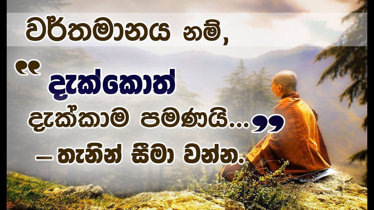 සම්මා දිට්ඨිය ඉපදෙන 'වර්තමාන මොහොත' අවබෝධයෙන් වැඩෙන්නට... _Niwan Dakimu