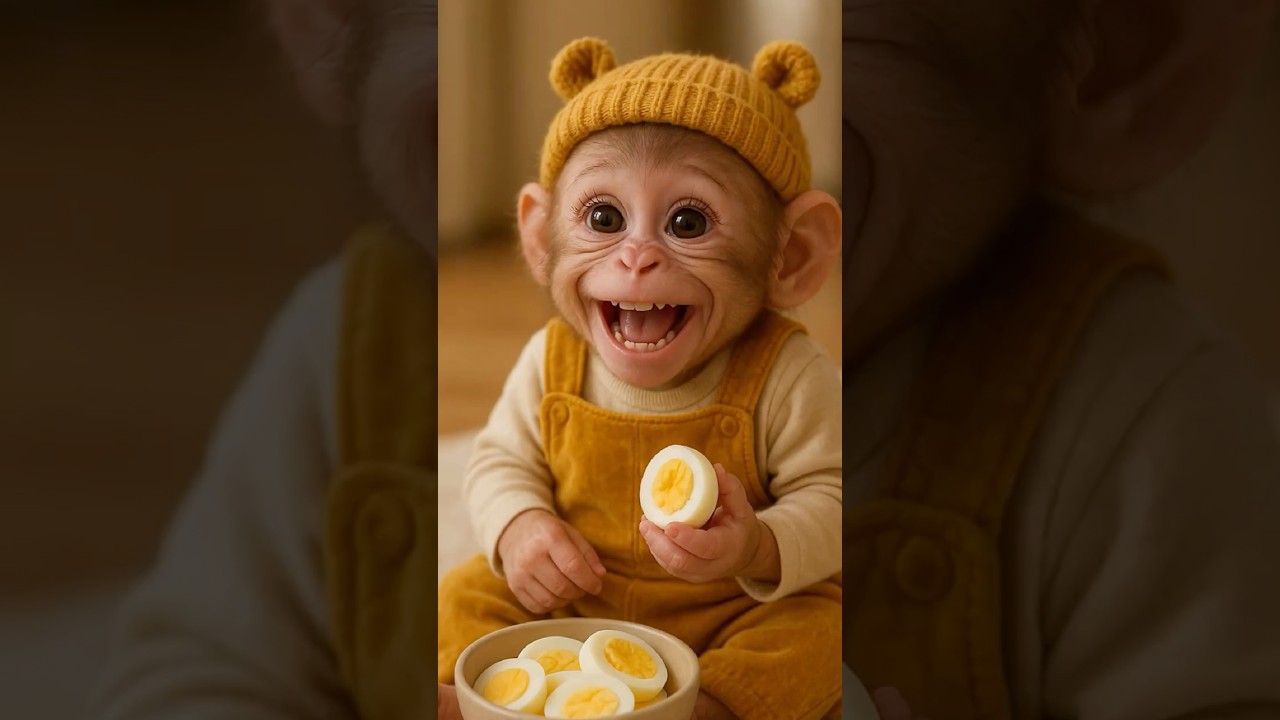 What Happens When a Monkey Tries Boiled Eggs?