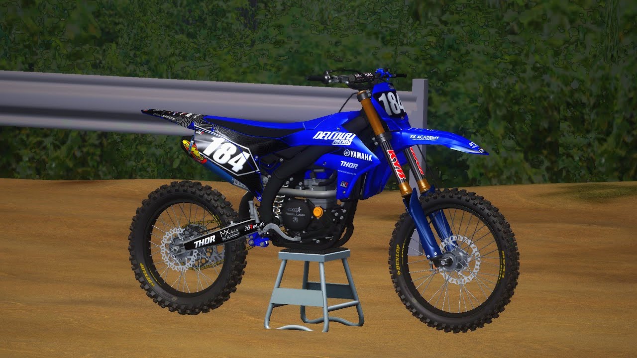 How to make custom bike paints in MX Bikes