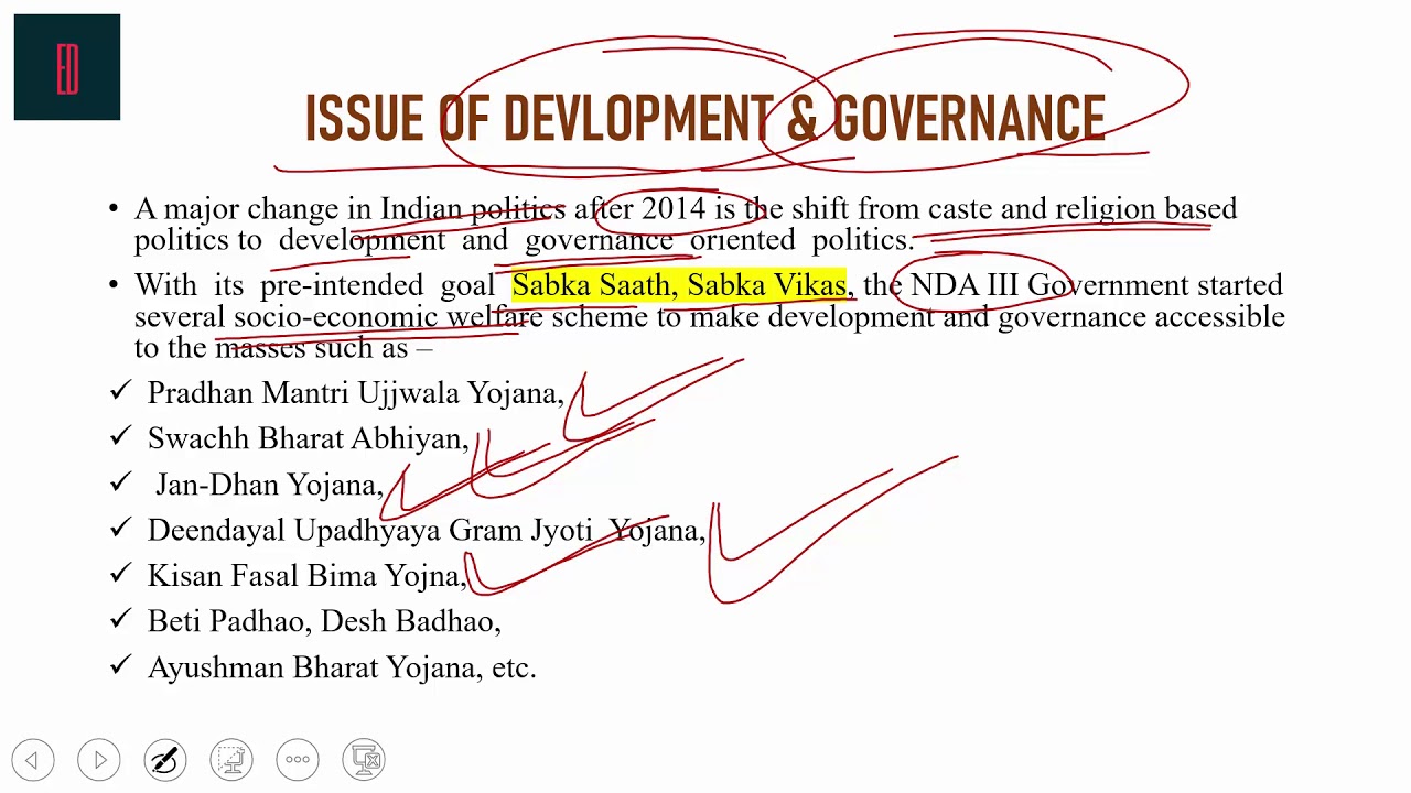 Issue of Development and Governance