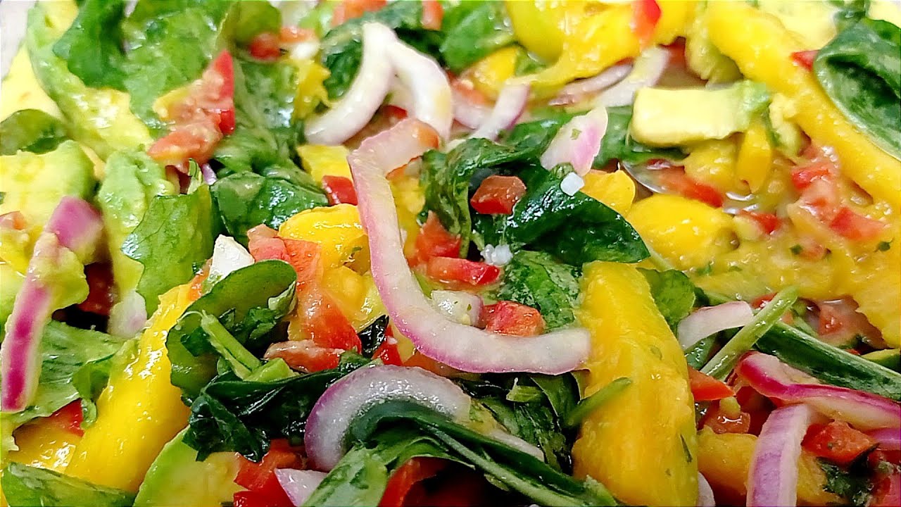 🥗🥭 La más sencilla y deliciosa ensalada con rúcula. ¡Hazla tú! 😋