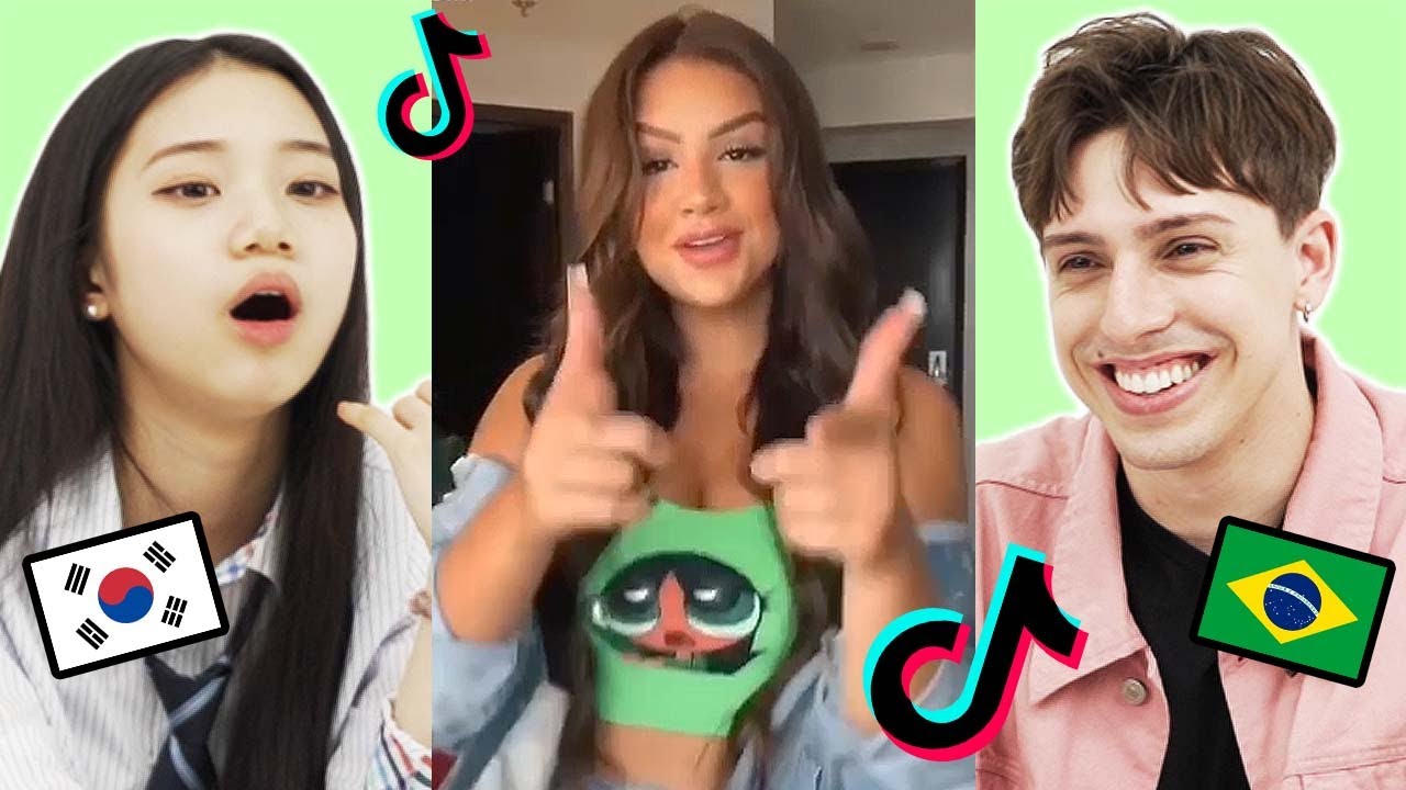 Korean Teen & Brazilian React To BRAZILIAN DANCE TIK TOK