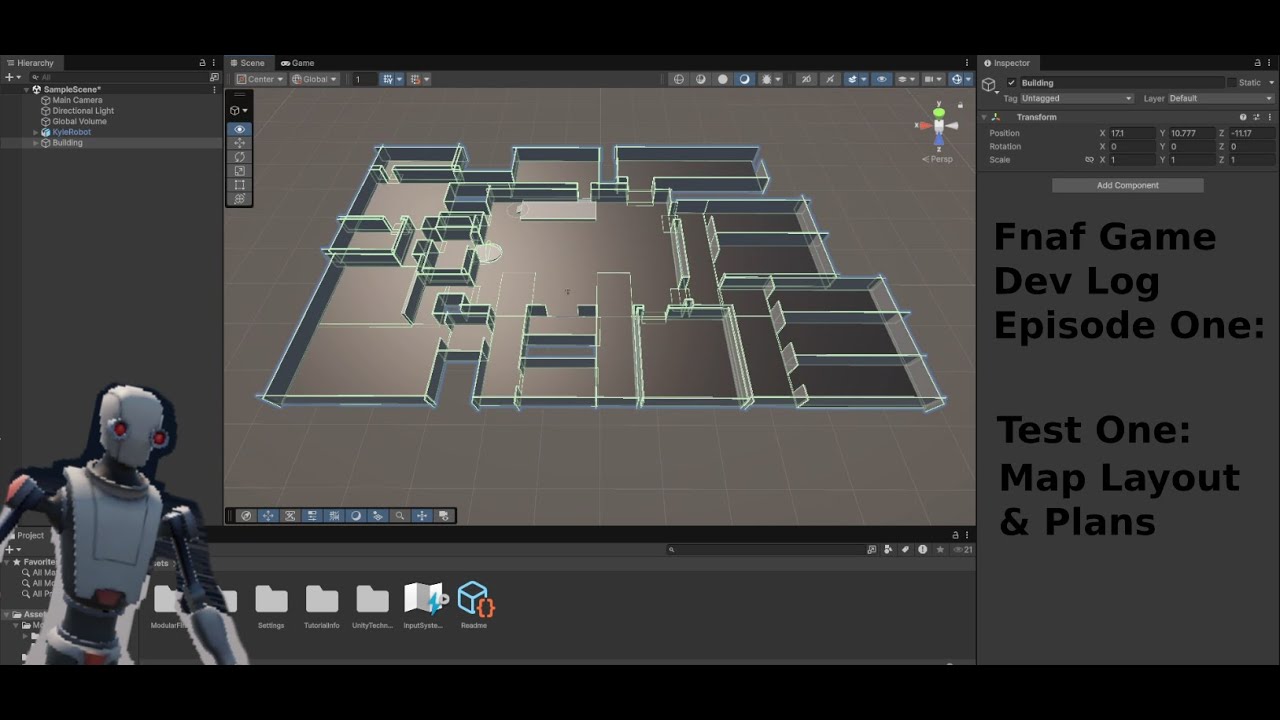 I'M MAKING A GAME!! | Dev Log #1 - Map Layout And Plans For Development