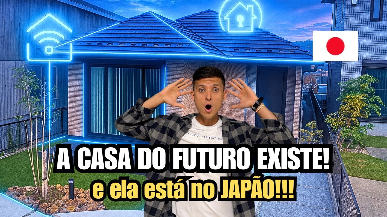 Como é uma CASA DO FUTURO no Japão! 😱 SURREAL!!!