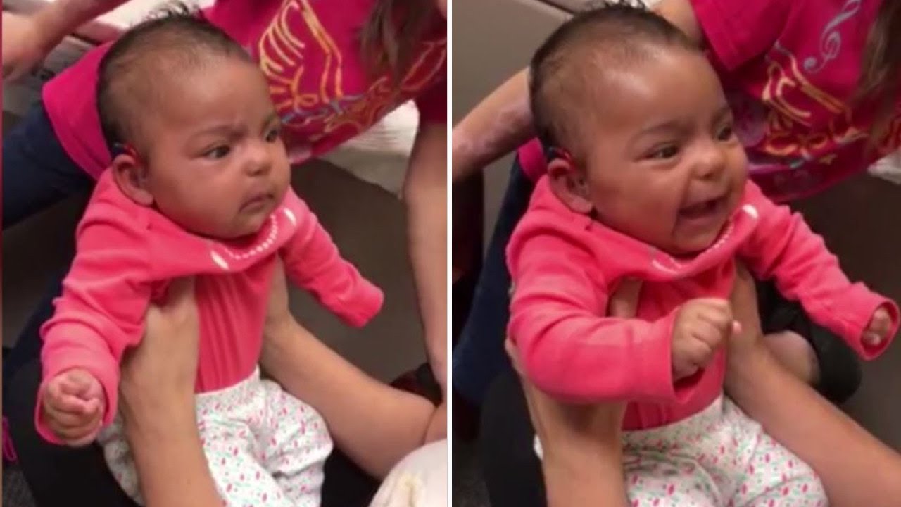 See Baby's Reaction to Hearing Mom's Voice for the First Time