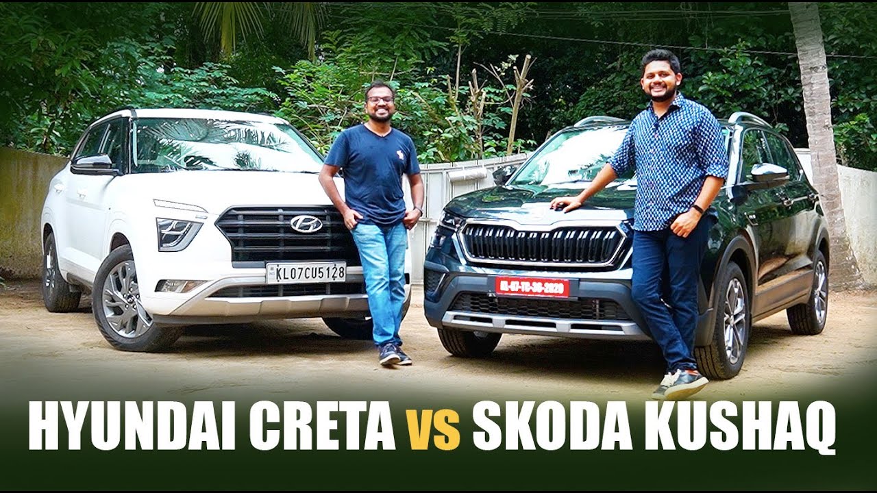 Skoda Kushaq vs Hyundai Creta - SUV Battle