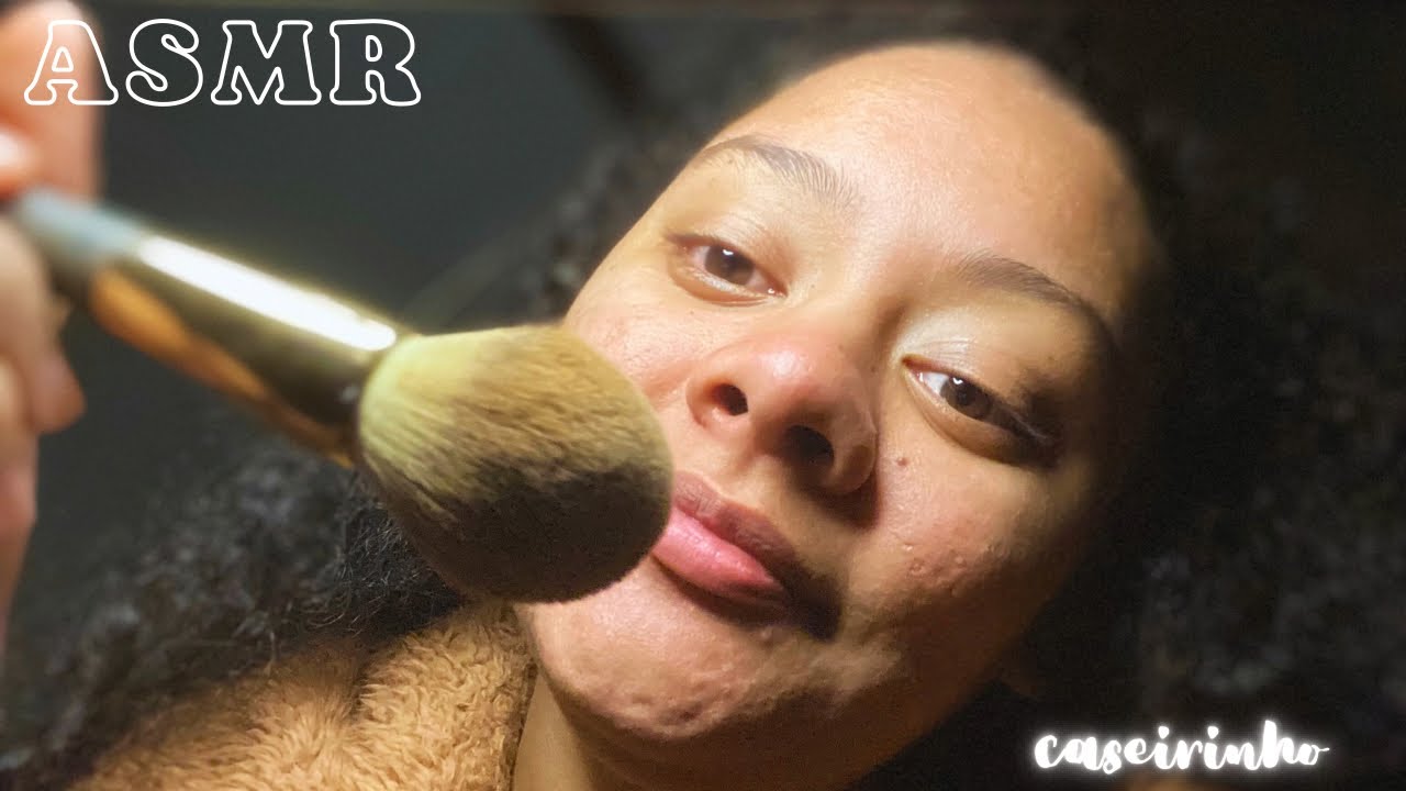 ASMR  TE MAQUIANDO PARA IR À FACULDADE | #asmrbrasil #sompararelaxar  #asmrcaseirinho