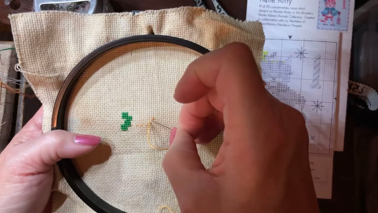 LEARNING TO CROSS STITCH - FIND THE JOY OF NEEDLEWORK IN 2021!...CSV119