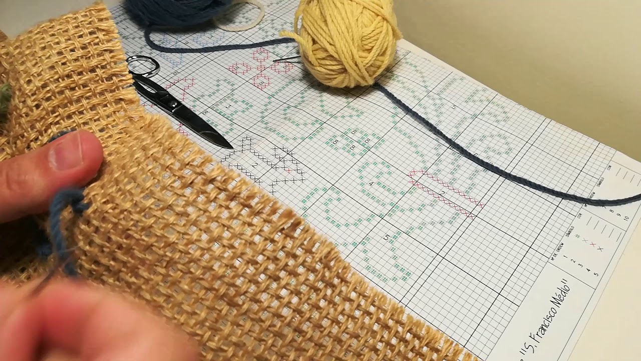 Como fazer desenho em tapeçaria de Arraiolos