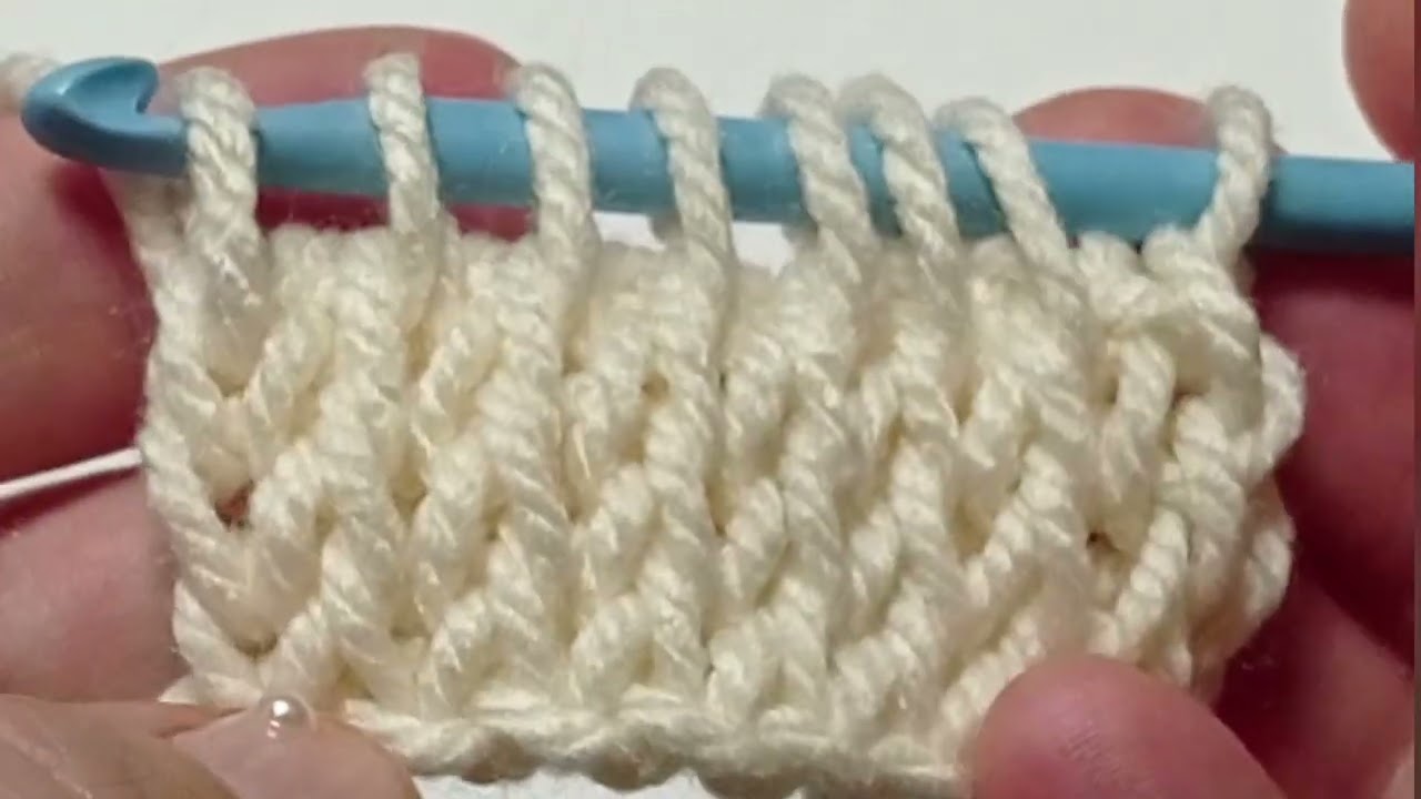 How to crochet a Tunisian technique that mimics knitting / Tuniisitehnika, mis jäljendab kudumist