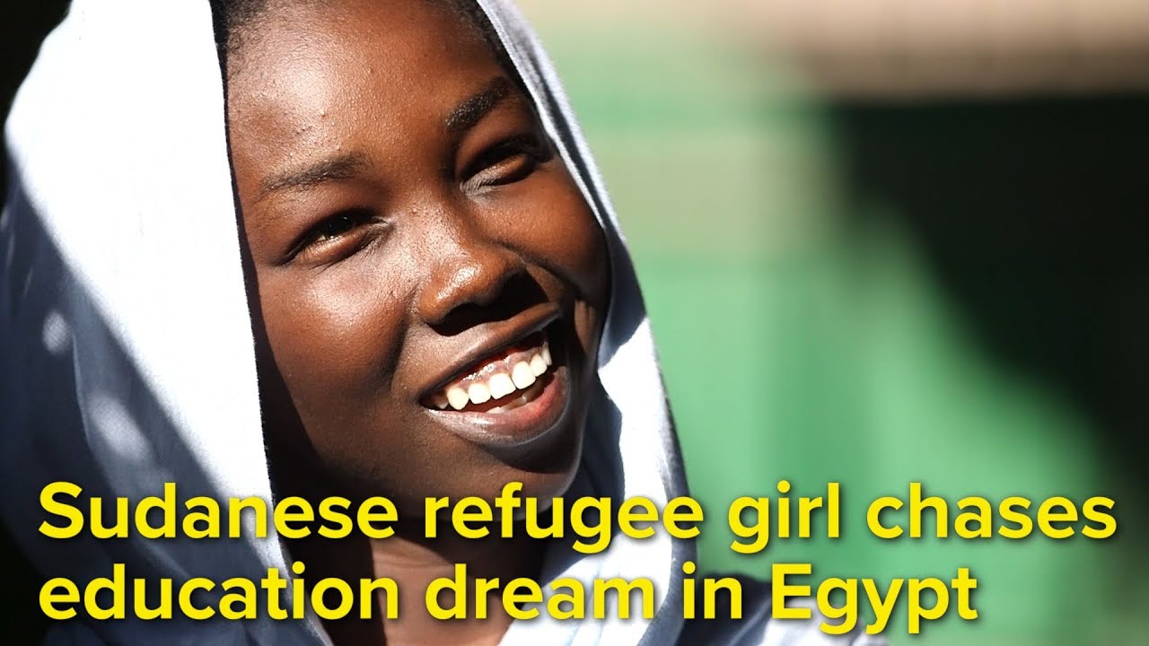 Sudanese refugee girl chases education dream in Egypt