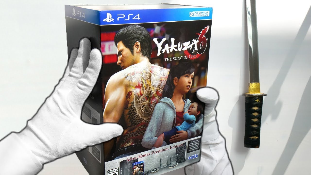 Unboxing YAKUZA 6 PREMIUM EDITION! Collector's Edition 