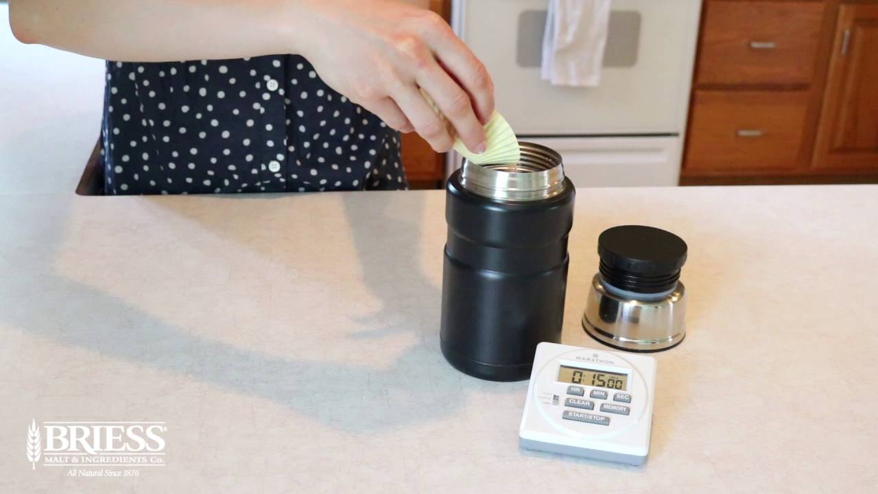 How to hot steep malt for sensory evaluation of extractable malt flavors and aromas.