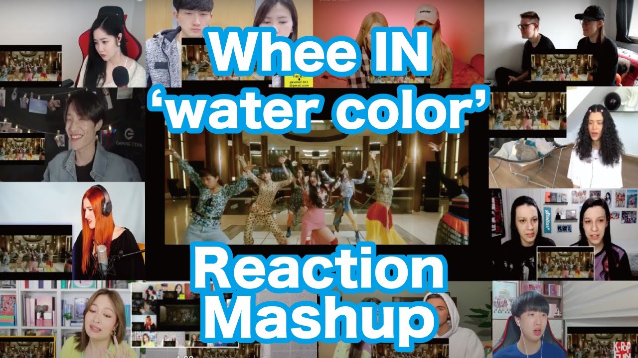 휘인 (Whee In) MAMAMOO - water color MV Reaction Mashup
