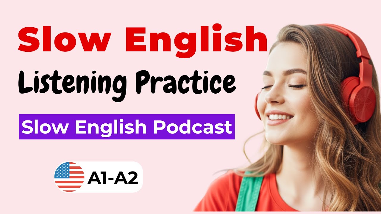 Learn English with Podcast | Slow English Listening & Fluency Practice | A1 & A2 Shadowing Practice