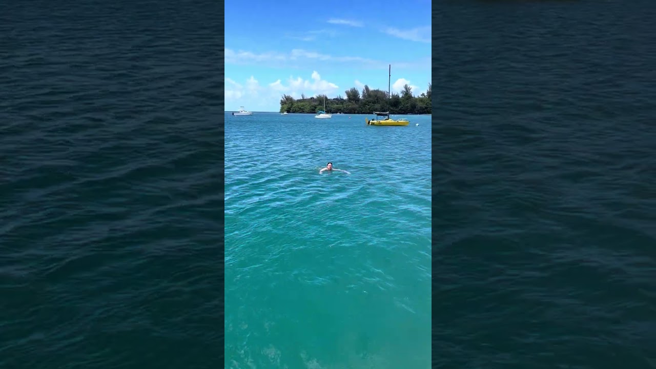 Nothing better than a swim in Hanalei Bay