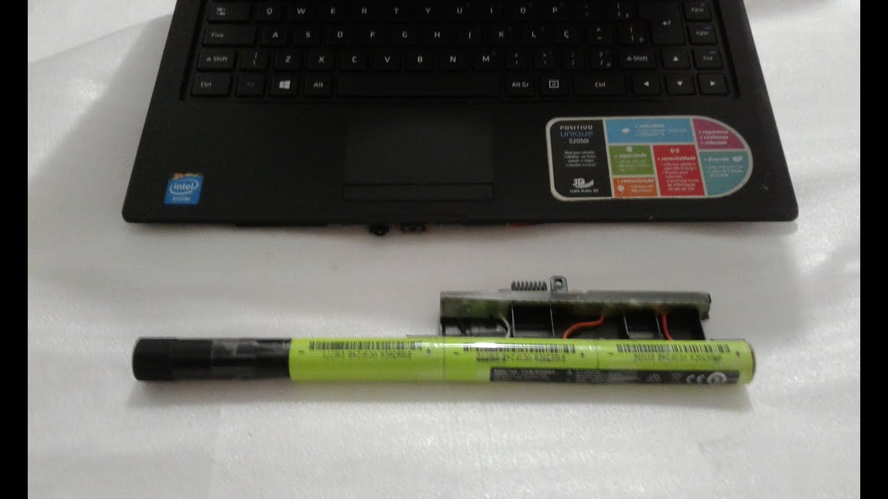 Como consertar bateria do notebook positivo