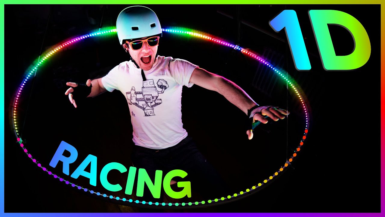 I made a 1D Racing Game with a LED strip