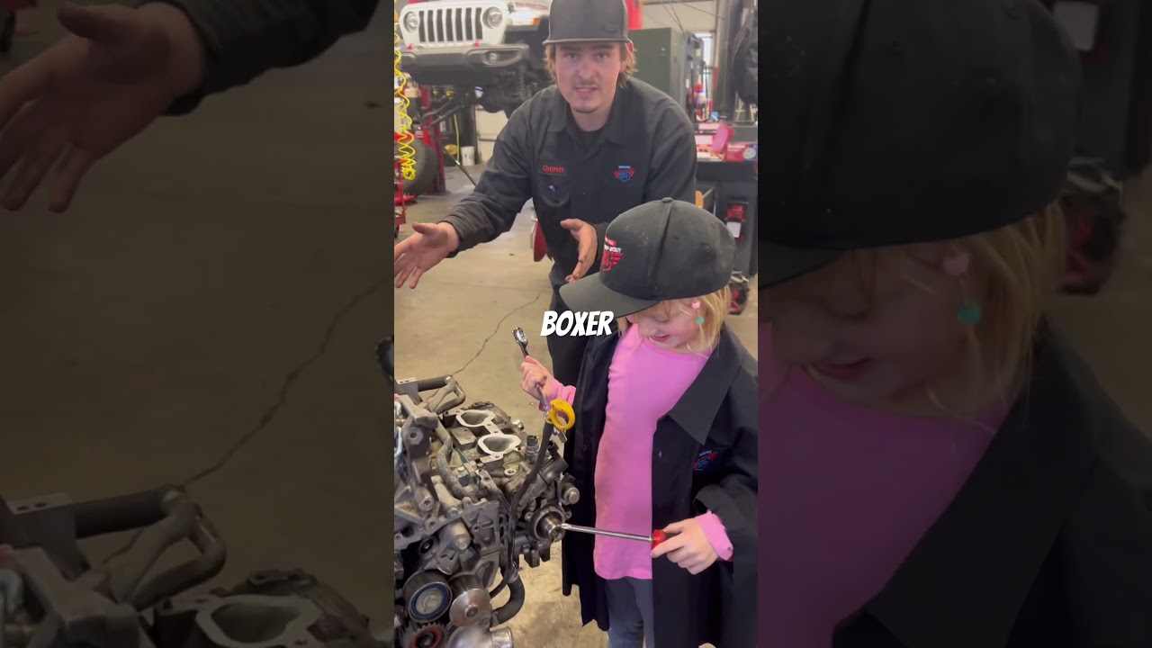 Garrett has found a mini technician in the wild!  #mechanic #technician