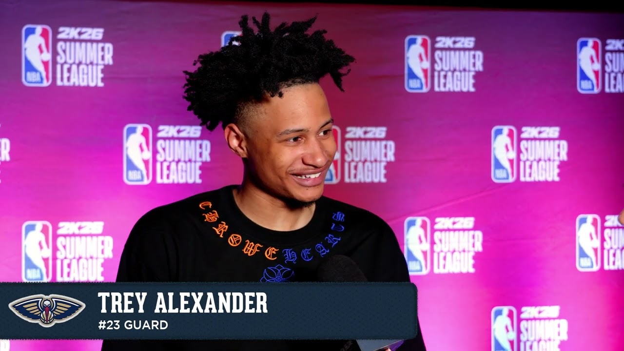 Trey Alexander | Pelicans-Thunder Postgame Interview | 2025 NBA Summer League