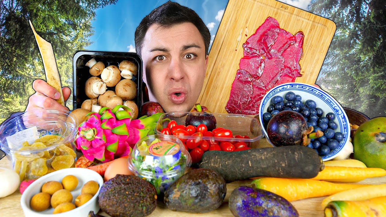 Je mange COMME &Agrave; LA PR&Eacute;HISTOIRE pendant 24H !