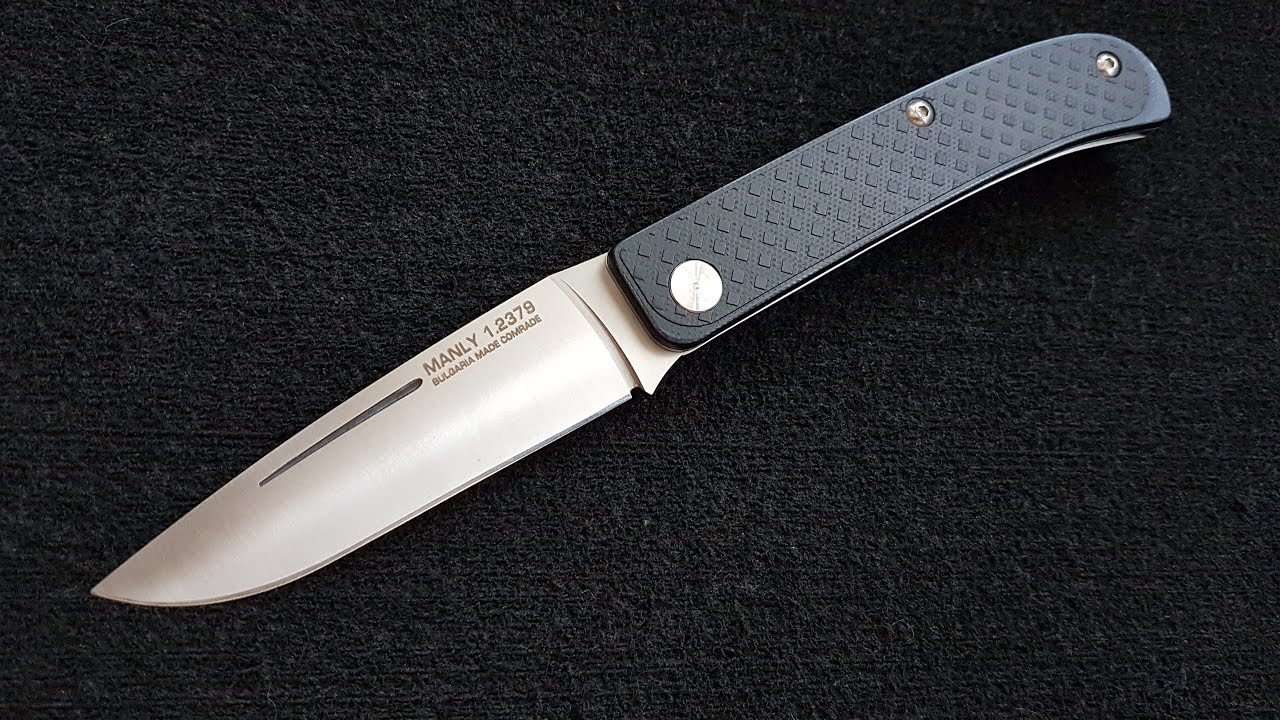 Manly Comrade a escena: Una slip-joint con un plus de seguridad.