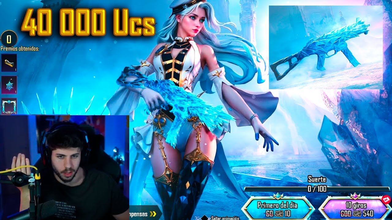 GASTAMOS 40 000 UCs en la NUEVA UMP GLACIAR de PUBG MOBILE!