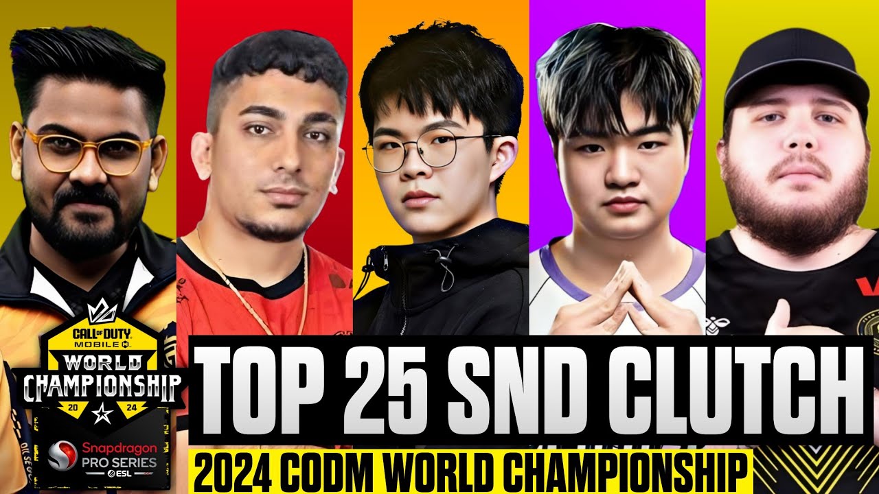 25 лучших моментов SND Clutch! | Чемпионат мира CODM 2024