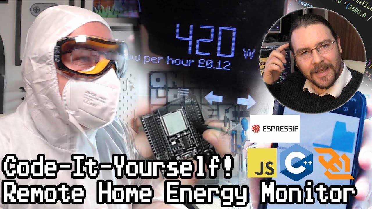 Code-It-Yourself! Remote Home Energy Monitor with ESP32, Websockets & C++