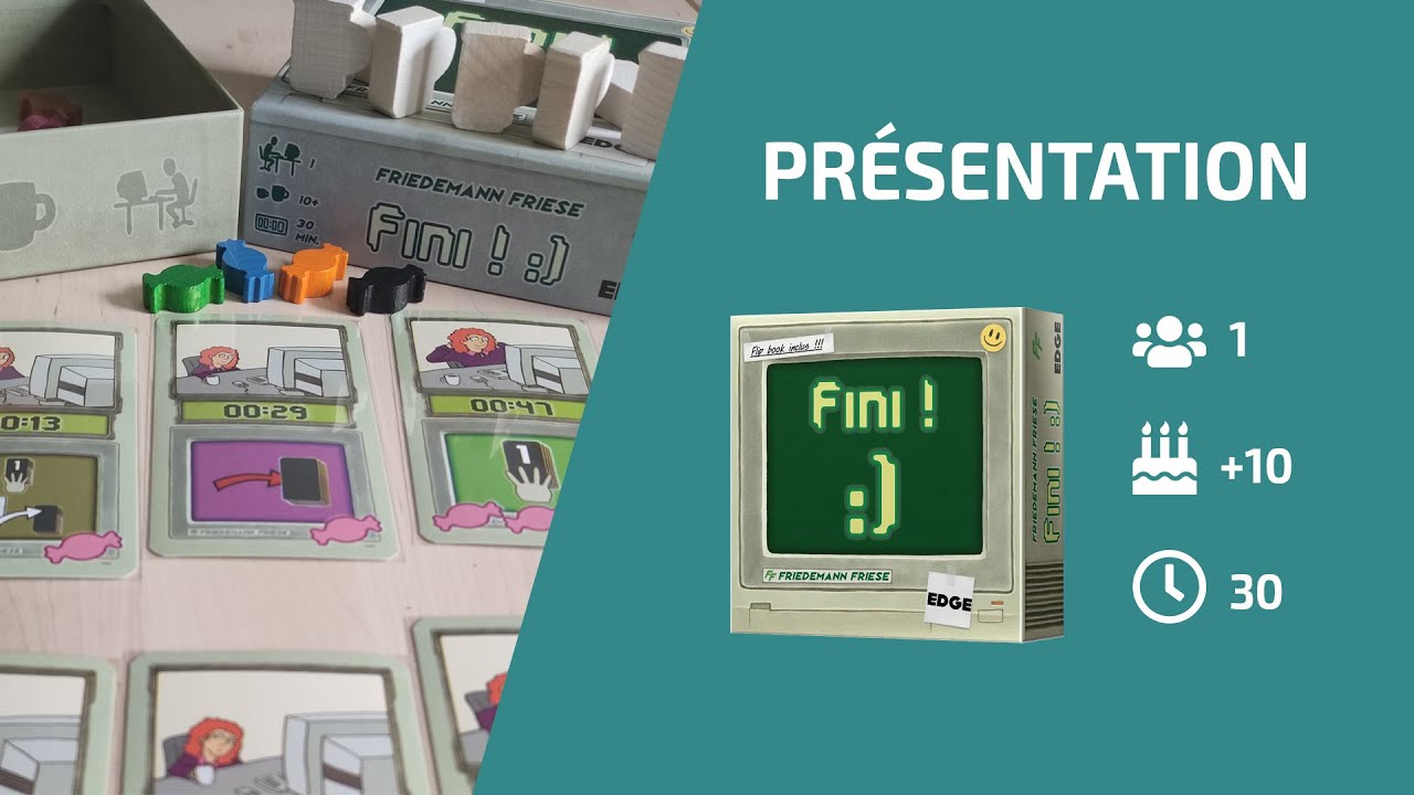 FINI! #1 | Présentation du jeu et des règles - Friedemann Friese