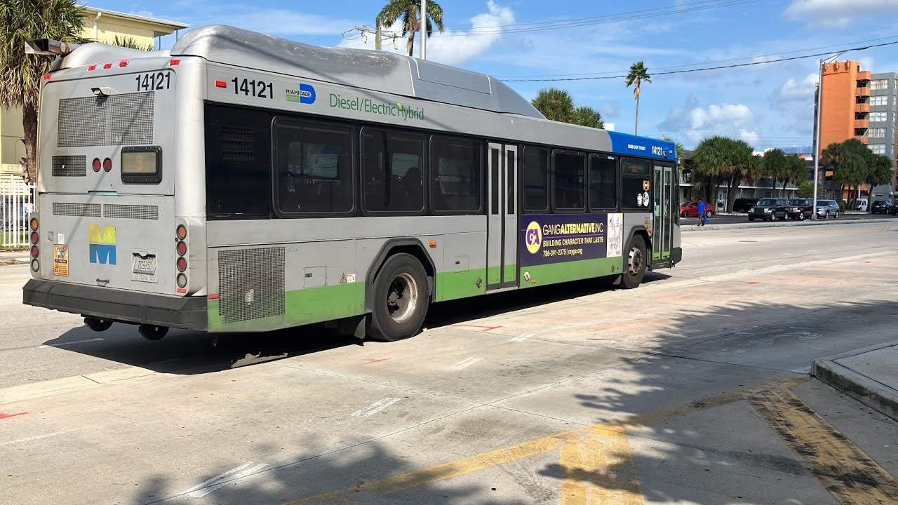 Miami-Dade Transit: 2014 Gillig 40’ BRT Hev Hybrid #14121 On the 9 