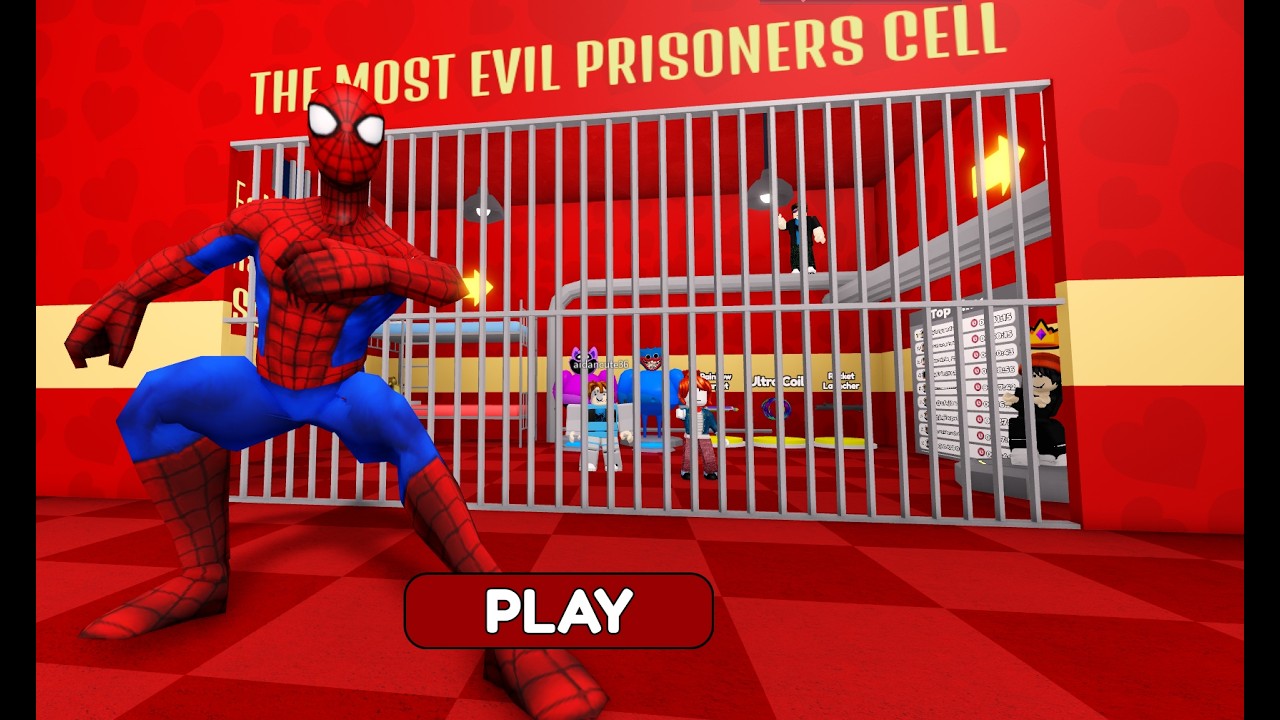 CAN SPIDER-MAN SURVIVE THE MOST EVIL PRISON?#roblox_#robloxgaming1.0
