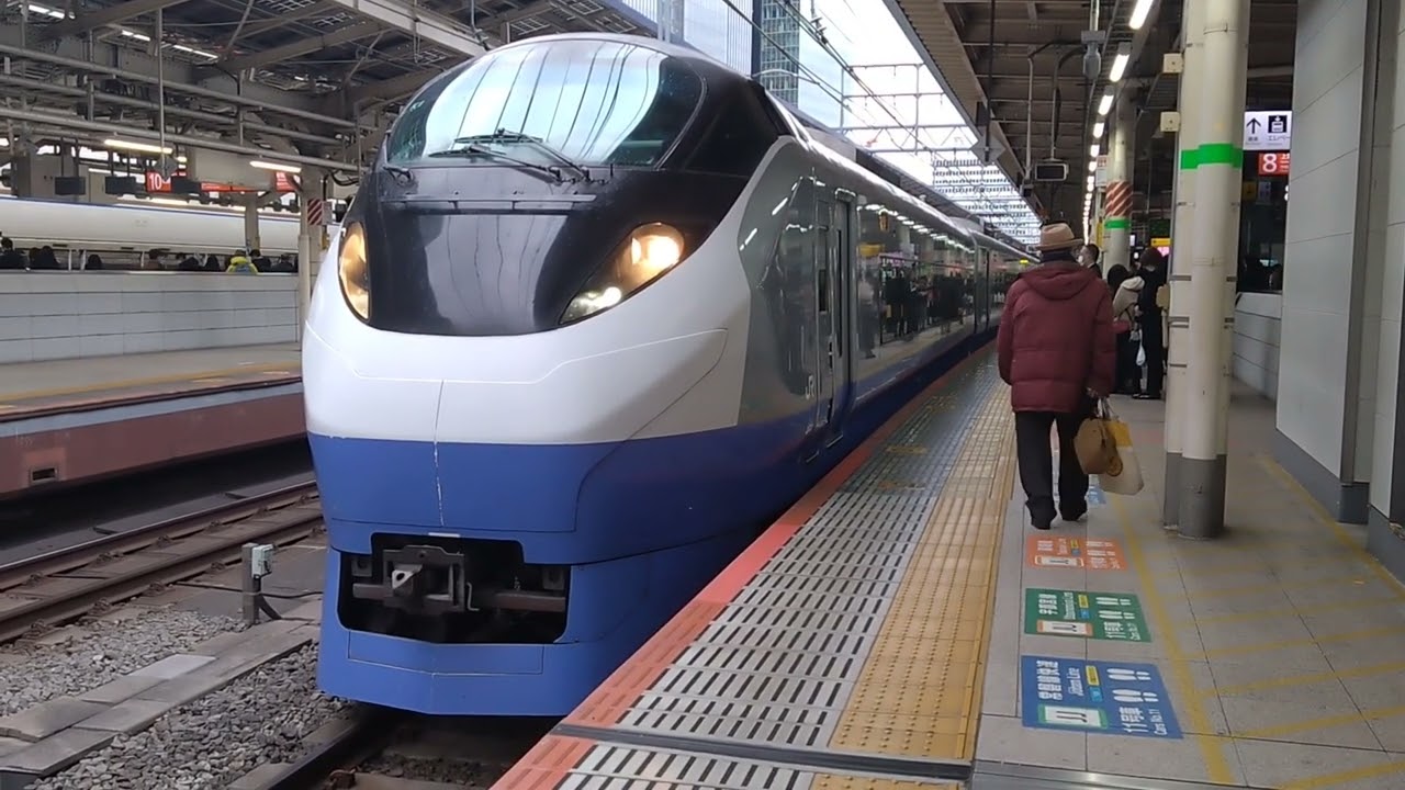 【検査入場で塗色変更が迫る編成…】E657系ｶﾂK1編成『フレッシュひたちリバイバル塗装・青色※ブルーオーシャン塗装』（連結器カバーなし・トップナンバー）が東京駅を発車！2026.1.28
