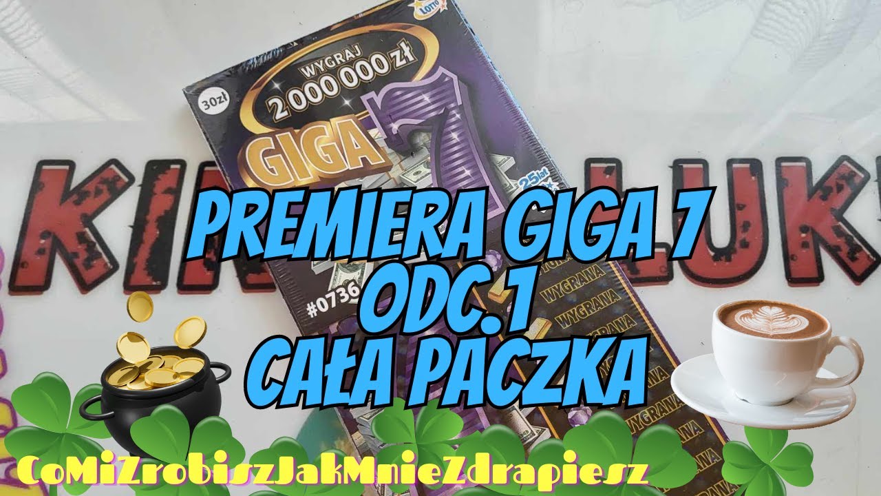 ❤️Giga 7😍 👉PREMIERA odc.1 z Całej paczki👈  #zdrapki #zdrapkilotto #lotto #yt #youtube