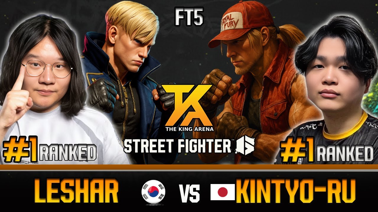 🔥 INSANE FT5 ▰ LESHAR (#1rank Ed) vs KINTYO-RU (#1rank Terry) ▰ Street Fighter 6 | High-Level Set 🔥