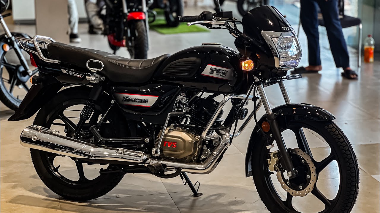 2024 TVS Radeon 110 Black Top Model : Detailed Review : The Best Mileage Bike In 2024 🔥