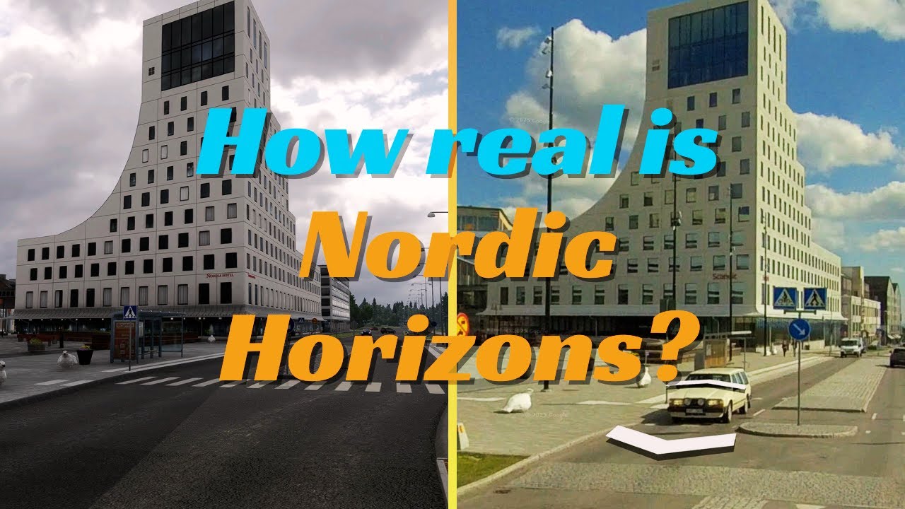ETS 2 - Nordic Horizons DLC VS Real Life