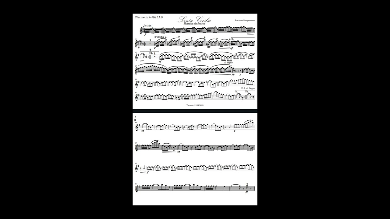 Santa Cecilia - Luciano Sangermano (Marcia sinfonica)