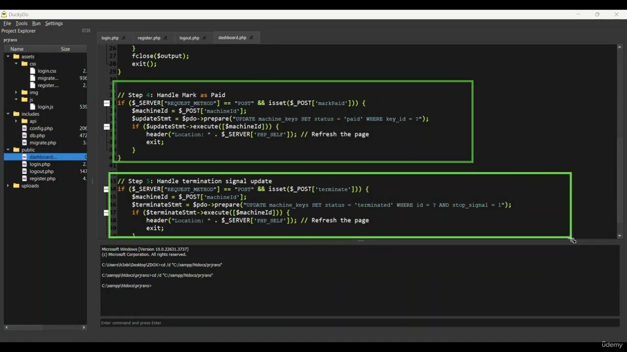 5  Developing Dashboard for Command & Control