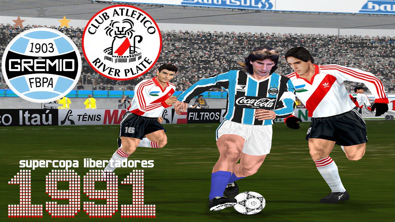PES6: GRÊMIO x RIVER PLATE - SUPERCOPA LIBERTADORES 1991