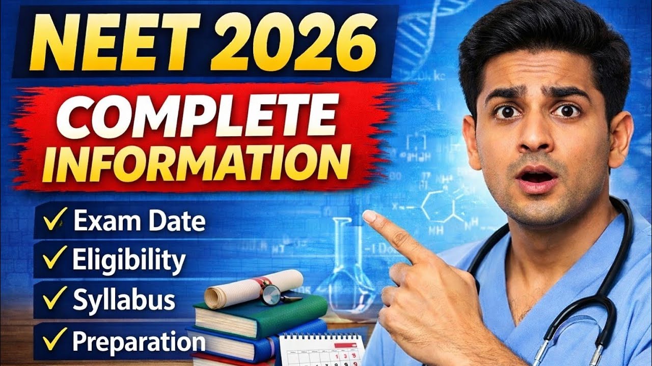 🔥NEET 2026 के बारे में पूरी जानकारी | Complete Exam Information NEET 2026🔥.