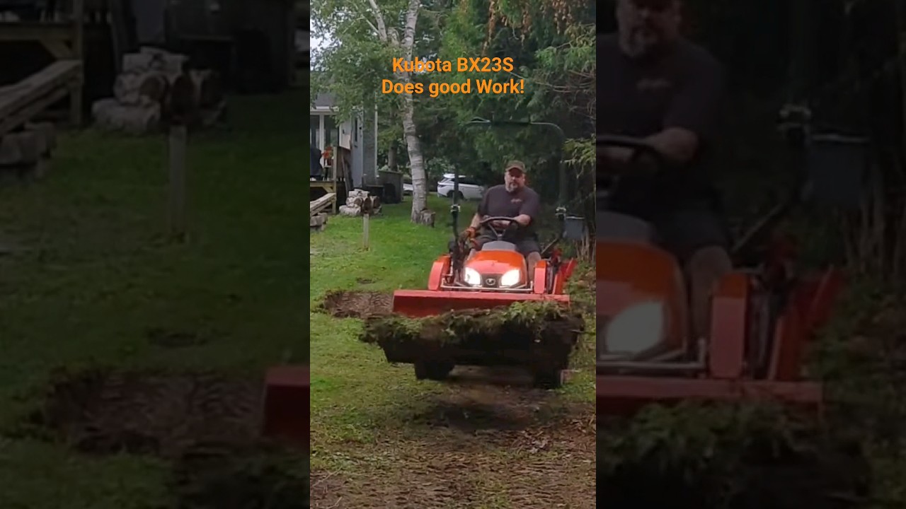 Kubota BX23S Does Good Work!