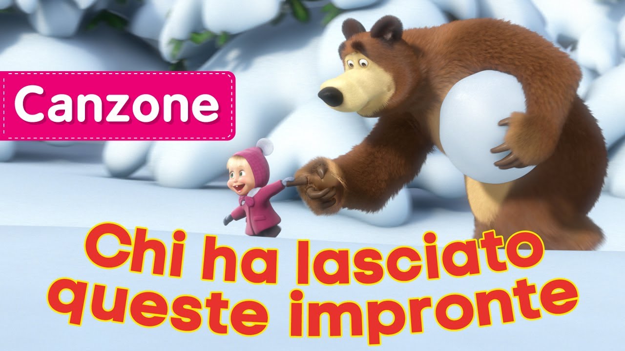 🎵 Masha e Orso - Chi ha lasciato queste impronte (Tracce Di Animali Sconosciuti) Canzoni per bambini