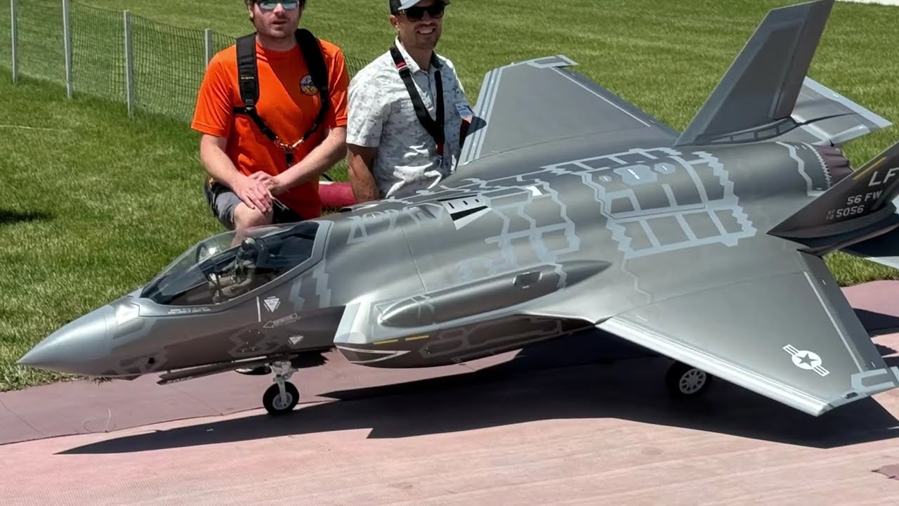 Incredible F-35 RC turbine jet ￼at Minnesota Jets 2024